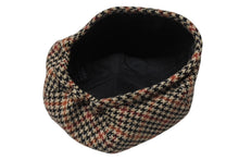 Load image into Gallery viewer, MIUMIU ミュウミュウ ベレー帽 千鳥柄 5HC075 マルチカラー ウール ポリアミド サイズS 美品 中古 4b004763