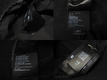 Load image into Gallery viewer, MIUMIU ミュウミュウ バケットハット デニム フリンジ ロゴパッチ 5HC1962CL4 コットン ブラック サイズS 美品 中古 4b004764