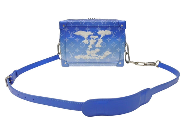 極美品 LOUIS VUITTON ルイヴィトン M45430 モノグラムクラウズ ソフトトランク ヴァージル アブロー PVC レザー 中古 4b004765