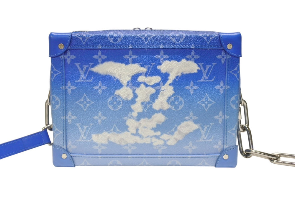 Very good condition LOUIS VUITTON M45430 Monogram Clouds Soft Trunk Virgil Abloh PVC Leather Used 4b004765