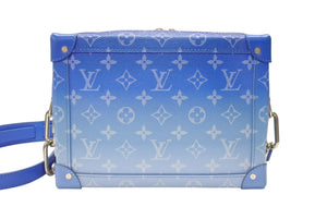 極美品 LOUIS VUITTON ルイヴィトン M45430 モノグラムクラウズ ソフトトランク ヴァージル アブロー PVC レザー 中古 4b004765