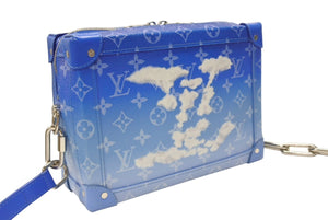 極美品 LOUIS VUITTON ルイヴィトン M45430 モノグラムクラウズ ソフトトランク ヴァージル アブロー PVC レザー 中古 4b004765