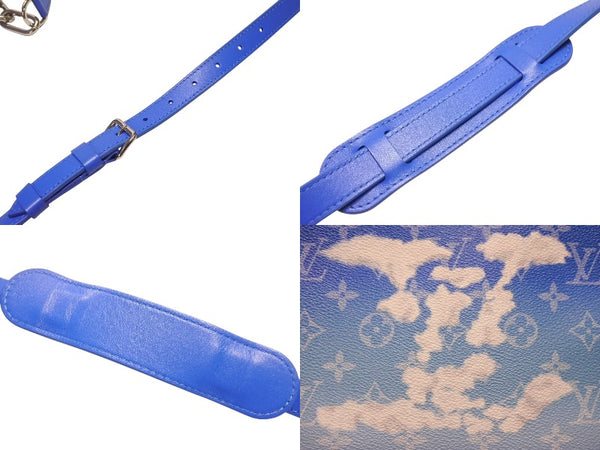 極美品 LOUIS VUITTON ルイヴィトン M45430 モノグラムクラウズ ソフトトランク ヴァージル アブロー PVC レザー 中古 4b004765