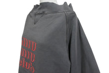 画像をギャラリービューアに読み込む, MIU MIU ミュウミュウ 20AW miumiu club コットンスウェットシャツ MJA810 1IG3 チャコールグレー サイズL 美品 中古 4b004770