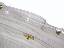 画像をギャラリービューアに読み込む, HERMES エルメス ビニール ケリー ハンドバッグ 不思議の国、エルメスへの旅 スケルトン クリア ゴールド金具 美品 中古 4b004774