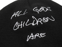 画像をギャラリービューアに読み込む, SUPREME シュプリーム 22SS God's Chilren Beanie ビーニー ニット帽 アクリル ブラック 美品 中古 4b004777