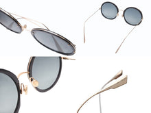 画像をギャラリービューアに読み込む, CHRISTIAN DIOR クリスチャンディオール HYPNOTIC1 ヒプノティック1 サングラス 2M 211 ブラック ゴールド サイズ56□23 145 美品 中古 4b004778