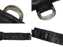 画像をギャラリービューアに読み込む, CHROME HEARTS クロムハーツ チャンピオンベルト 希少 BSフレア スター タイニークロス クロスボール ガスリンガー レザー シルバ−925 ブラック 美品 中古 4b004779