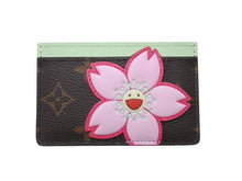 Load image into Gallery viewer, 新品未使用 LOUIS VUITTON ルイヴィトン ポルト カルト サーンプル カードケース M13429 モノグラム チェリーブロッサム 村上隆 中古 4b004781