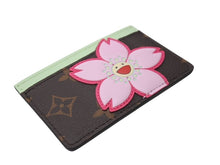 Load image into Gallery viewer, 新品未使用 LOUIS VUITTON ルイヴィトン ポルト カルト サーンプル カードケース M13429 モノグラム チェリーブロッサム 村上隆 中古 4b004781