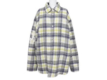 画像をギャラリービューアに読み込む, JIL SANDER+ ジルサンダープラス シャツジャケット J47BN0008J40012 アルパカウール チェック マルチカラー サイズ48 美品 中古 4b004782