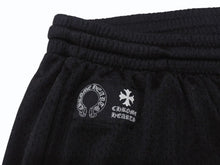Load image into Gallery viewer, 新品同様 CHROME HEARTS クロムハーツ メッシュプリントパンツ VARSITY PANTS CH RN#97729 ナイロン ブラック シルバー サイズXXL 中古 4b004789
