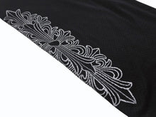 Load image into Gallery viewer, 新品同様 CHROME HEARTS クロムハーツ メッシュプリントパンツ VARSITY PANTS CH RN#97729 ナイロン ブラック シルバー サイズXXL 中古 4b004789