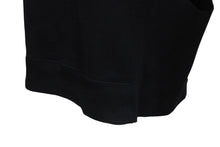 Load image into Gallery viewer, MIUMIU ミュウミュウ ノースリーブセーラーカラーロゴ スウェット MJT676 コットン ブラック サイズS 美品 中古 4b004794