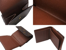 Load image into Gallery viewer, 極美品 LOUIS VUITTON ルイヴィトン 二つ折り財布 ポルトモネ ピエ カルトクレディ M61652 ブラウン モノグラムキャンバス 中古 4b004800