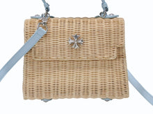 画像をギャラリービューアに読み込む, 極美品 CHROME HEARTS クロムハーツ DOLLY STRAW ドーリー ストロー 2WAYハンドバッグ CHプラス ラフィア レザー シルバー925 中古 4b004806