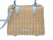 画像をギャラリービューアに読み込む, 極美品 CHROME HEARTS クロムハーツ DOLLY STRAW ドーリー ストロー 2WAYハンドバッグ CHプラス ラフィア レザー シルバー925 中古 4b004806