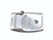 Load image into Gallery viewer, CHROME HEARTS クロムハーツ ベルト 1.5 FLARE KNEE BUCKLE フレアニー バックル 重量約256.3g 2007/.923刻印 シルバー923 美品 中古 4b004810