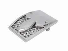 Load image into Gallery viewer, CHROME HEARTS クロムハーツ ベルト 1.5 FLARE KNEE BUCKLE フレアニー バックル 重量約256.3g 2007/.923刻印 シルバー923 美品 中古 4b004810