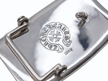 Load image into Gallery viewer, CHROME HEARTS クロムハーツ ベルト 1.5 FLARE KNEE BUCKLE フレアニー バックル 重量約256.3g 2007/.923刻印 シルバー923 美品 中古 4b004810