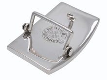 Load image into Gallery viewer, CHROME HEARTS クロムハーツ ベルト 1.5 FLARE KNEE BUCKLE フレアニー バックル 重量約256.3g 2007/.923刻印 シルバー923 美品 中古 4b004810