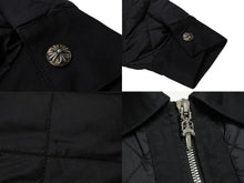 Load image into Gallery viewer, 極美品 CHROME HEARTS クロムハーツ MATTY BOY マッティボーイ CHOMPER チョンパー キルティングナイロンジャケット サイズS 総柄 中古 4b004811