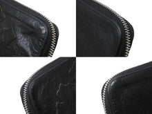 Load image into Gallery viewer, CHROME HEARTS クロムハーツ BANK ROBBER バンクロバー ラウンドジップ レザーウォレット 財布 CHクロス装飾 シルバー925 美品 中古 4b004812