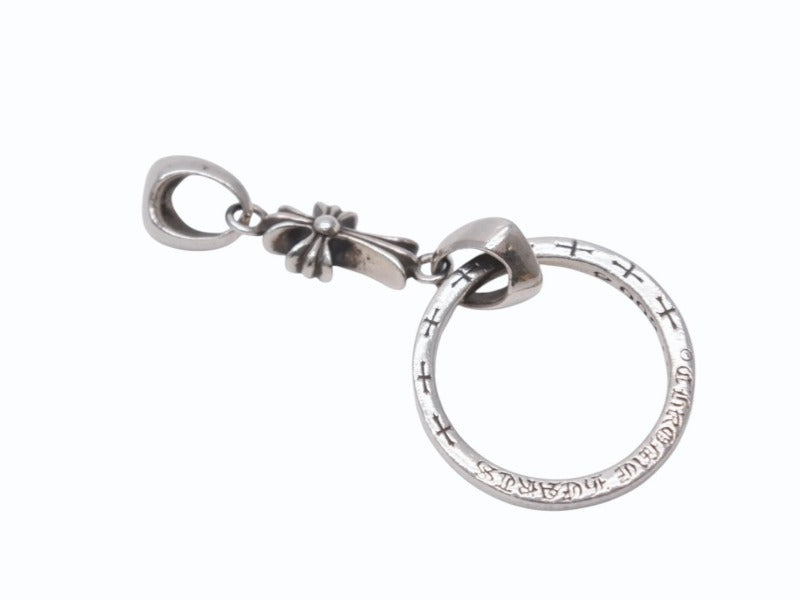 CHROME HEARTS EWLP NTFL Baby Fat Cross Eyewear Loop Pendant Top Weight Approx. 9.6g Silver Good Condition Used 4b004813
