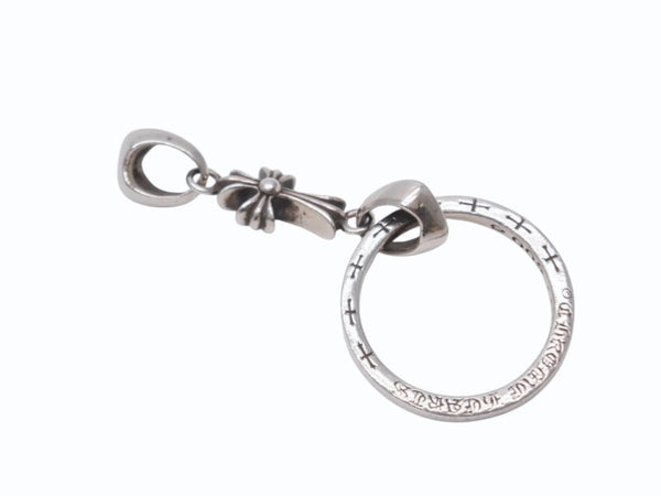 CHROME HEARTS クロムハーツ EWLP NTFL ベイビーファットクロス アイウェアループ ペンダントトップ 重量約9.6g シルバー 美品 中古 4b004813
