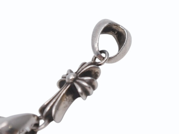 CHROME HEARTS クロムハーツ EWLP NTFL ベイビーファットクロス アイウェアループ ペンダントトップ 重量約9.6g シルバー 美品 中古 4b004813