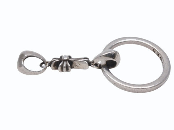 CHROME HEARTS クロムハーツ EWLP NTFL ベイビーファットクロス アイウェアループ ペンダントトップ 重量約9.6g シルバー 美品 中古 4b004813