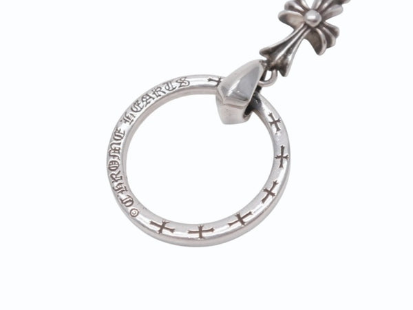 極美品 CHROME HEARTS クロムハーツ EWLP NTFL ベイビーファットクロス アイウェアループ ペンダントトップ 重量約10.9g シルバー 中古 4b004814
