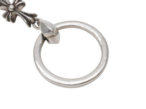 極美品 CHROME HEARTS クロムハーツ EWLP NTFL ベイビーファットクロス アイウェアループ ペンダントトップ 重量約10.9g シルバー 中古 4b004814