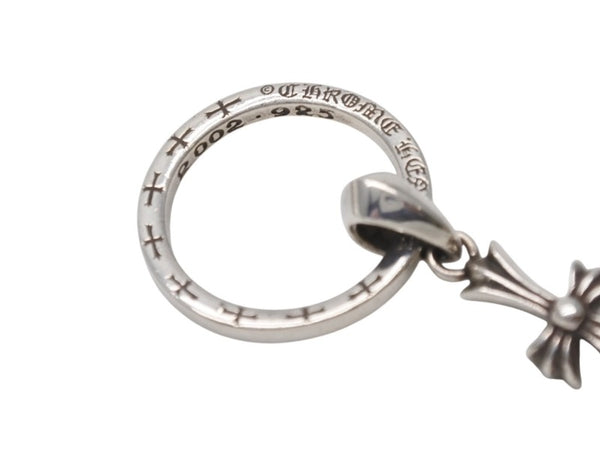 極美品 CHROME HEARTS クロムハーツ EWLP NTFL ベイビーファットクロス アイウェアループ ペンダントトップ 重量約10.9g シルバー 中古 4b004814