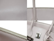 画像をギャラリービューアに読み込む, HERMES エルメス バーキン25 ハンドバッグ □L刻印 ヴォースイフト ローズドラジェ シルバー金具 美品 中古 4b004821