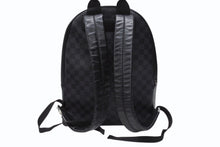 Load image into Gallery viewer, 新品同様 LOUIS VUITTON ルイヴィトン リュック ジョッシュ ダミエグラフィット N41473 PVC レザー ブラック 中古 4b004823
