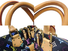 Load image into Gallery viewer, 極美品 LOUIS VUITTON ルイヴィトン 村上隆 アルマGM ハンドバッグ M40442 モノグラム マルチカラー ブラック 中古 4b003841