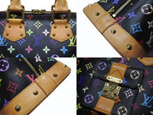 Load image into Gallery viewer, 極美品 LOUIS VUITTON ルイヴィトン 村上隆 アルマGM ハンドバッグ M40442 モノグラム マルチカラー ブラック 中古 4b003841