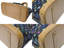 Load image into Gallery viewer, 極美品 LOUIS VUITTON ルイヴィトン 村上隆 アルマGM ハンドバッグ M40442 モノグラム マルチカラー ブラック 中古 4b003841
