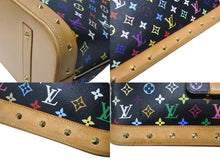 Load image into Gallery viewer, 極美品 LOUIS VUITTON ルイヴィトン 村上隆 アルマGM ハンドバッグ M40442 モノグラム マルチカラー ブラック 中古 4b003841