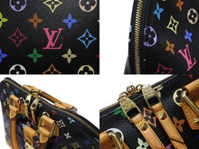 Load image into Gallery viewer, 極美品 LOUIS VUITTON ルイヴィトン 村上隆 アルマGM ハンドバッグ M40442 モノグラム マルチカラー ブラック 中古 4b003841