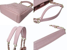 Load image into Gallery viewer, 極美品 CHANEL シャネル PST マトラッセ チェーントート CCステッチ A50994 11番台 キャビアスキン ピンク ゴールド金具 中古 4b004830