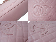 Load image into Gallery viewer, 極美品 CHANEL シャネル PST マトラッセ チェーントート CCステッチ A50994 11番台 キャビアスキン ピンク ゴールド金具 中古 4b004830