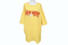 画像をギャラリービューアに読み込む, DEF JAM デフジャム 00's ラッシュアワー2 サントラ 映画 半袖Ｔシャツ コットン イエロー レッド サイズXL 美品 中古 4b004836