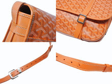 画像をギャラリービューアに読み込む, GOYARD ゴヤール ベルヴェデーレ GM メッセンジャーバッグ ショルダーバッグ フランス製 PVC レザー オレンジ シルバー 美品 中古 4b004839