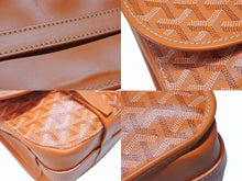 画像をギャラリービューアに読み込む, GOYARD ゴヤール ベルヴェデーレ GM メッセンジャーバッグ ショルダーバッグ フランス製 PVC レザー オレンジ シルバー 美品 中古 4b004839