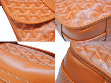 画像をギャラリービューアに読み込む, GOYARD ゴヤール ベルヴェデーレ GM メッセンジャーバッグ ショルダーバッグ フランス製 PVC レザー オレンジ シルバー 美品 中古 4b004839