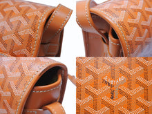 画像をギャラリービューアに読み込む, GOYARD ゴヤール ベルヴェデーレ GM メッセンジャーバッグ ショルダーバッグ フランス製 PVC レザー オレンジ シルバー 美品 中古 4b004839