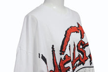 Load image into Gallery viewer, 新品未使用 HELLSTAR ヘルスター RECORDS レコーズ 長袖Tシャツ サイズXL マルチプリント ホワイト ブラック レッド 中古 4b004843