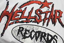 Load image into Gallery viewer, 新品未使用 HELLSTAR ヘルスター RECORDS レコーズ 長袖Tシャツ サイズXL マルチプリント ホワイト ブラック レッド 中古 4b004844